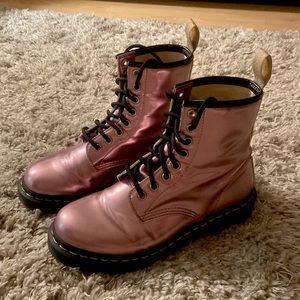 Pink Chrome Doc Marten 1460 Originals. Women’s size 7.